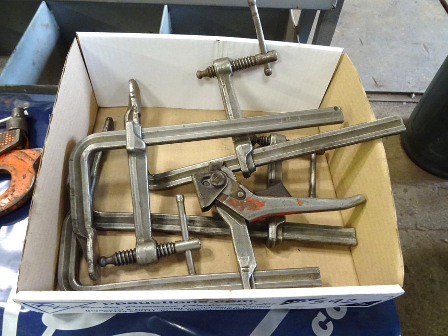 4x various size G clamps