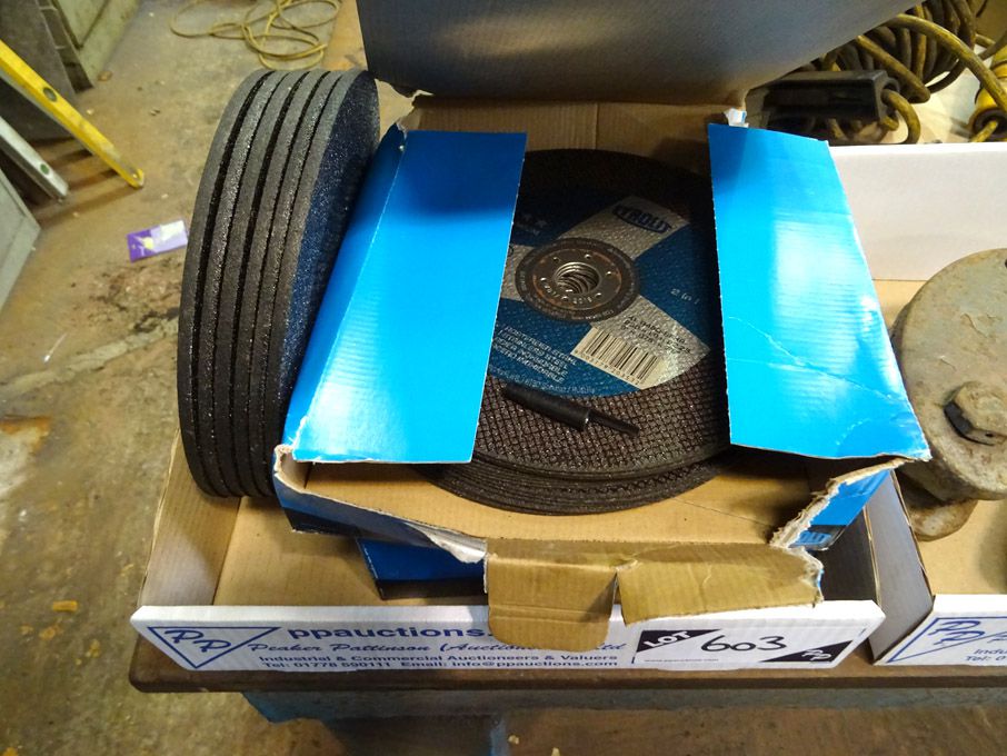 Tyrolit 9" grinding cut off discs (boxed & unused)