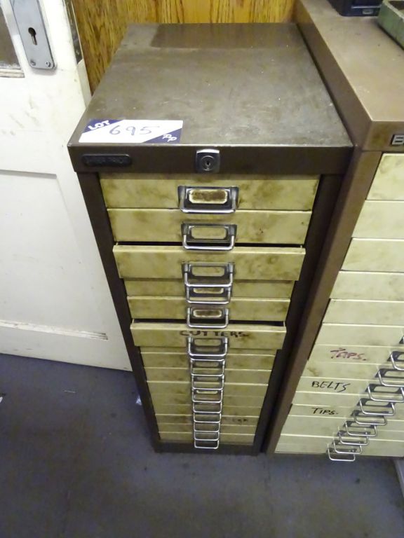 Shear Pride 15 drawer filing cabinet, 280x400x900m...