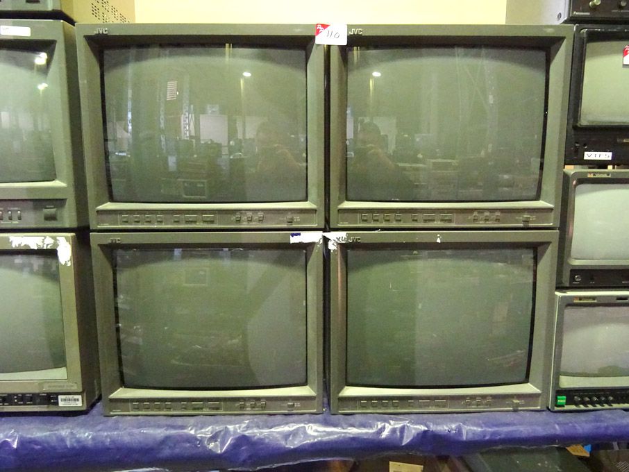 4x JVC TM-1700PN colour monitors - Lot Located at:...