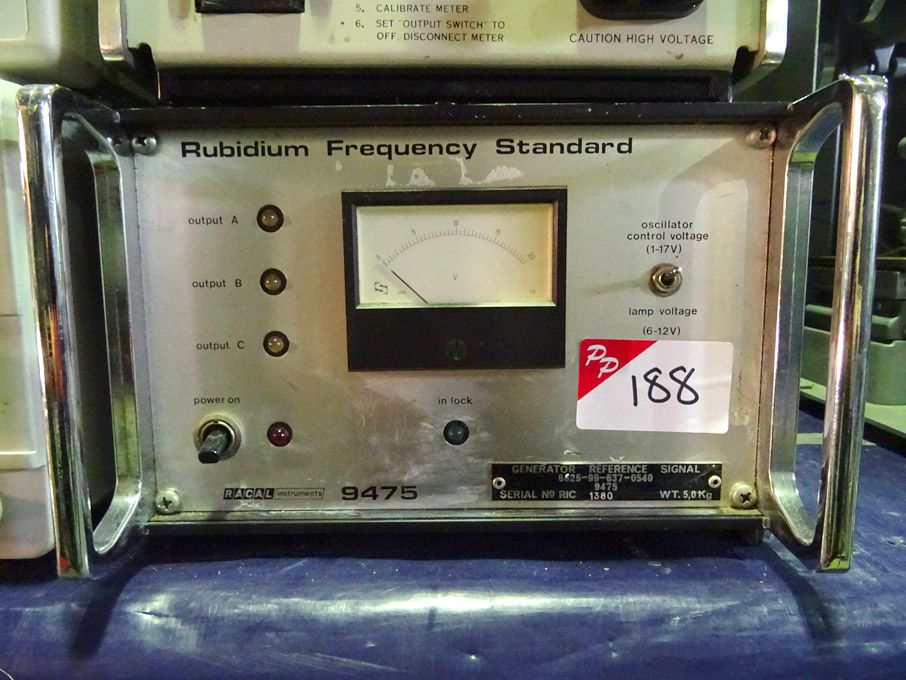 Racal 9475 Rubidium frequency standard meter - Lot...