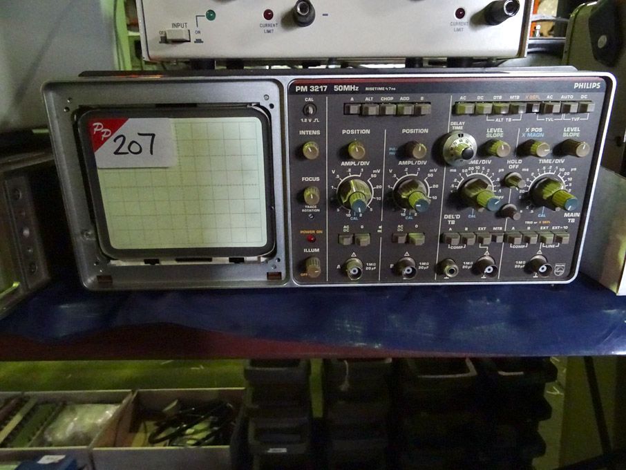 Philips PM3217 oscilloscope, 50MHZ - Lot Located a...