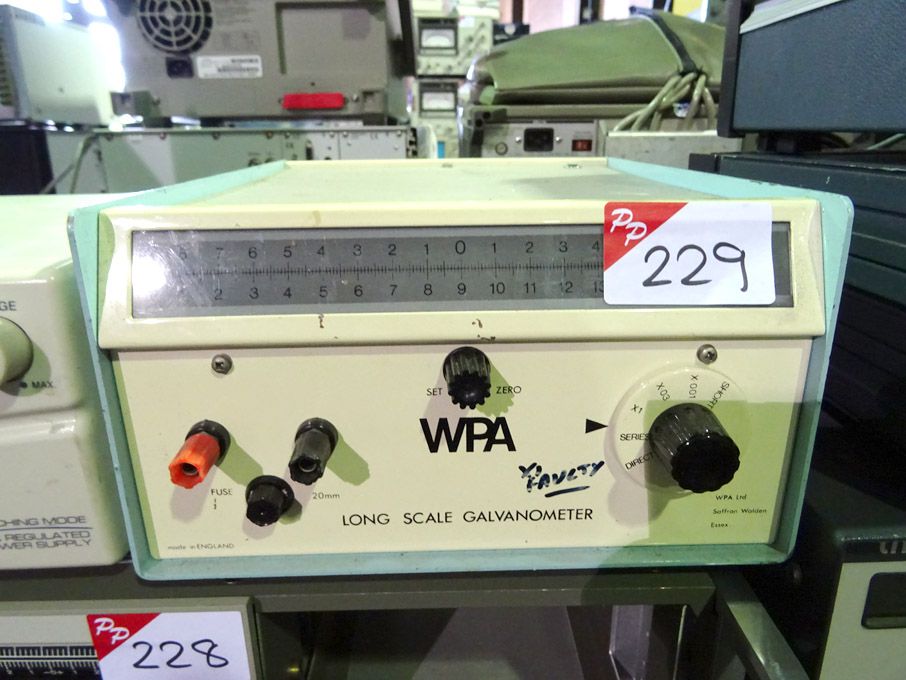 WPA long scale galvanometer - Lot Located at: Aunb...