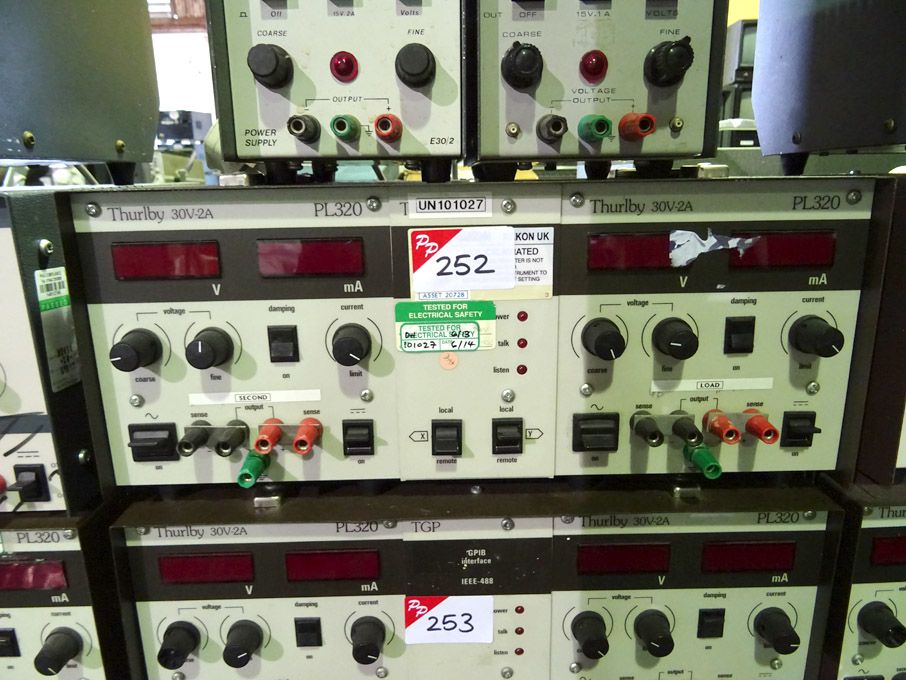 Thurlby PL320 power supplies, 30v, 2A, TGP 1EEE-48...