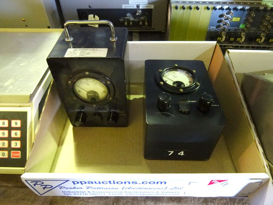2x Smiths Industries display intensity test sets,...