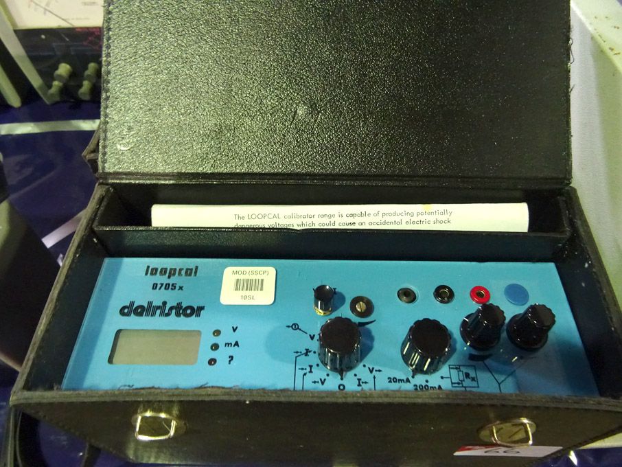 Delristor 0705x loop calibrator, 20 / 200mA - Lot...