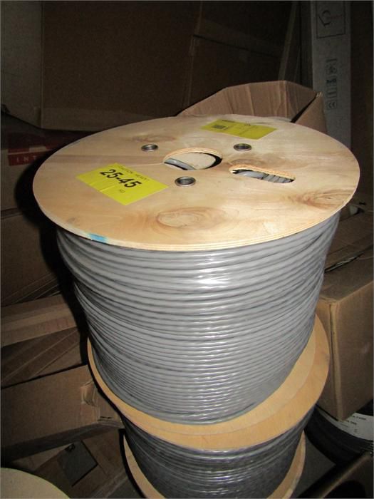 500m reel individually screened two pair cable, 24...