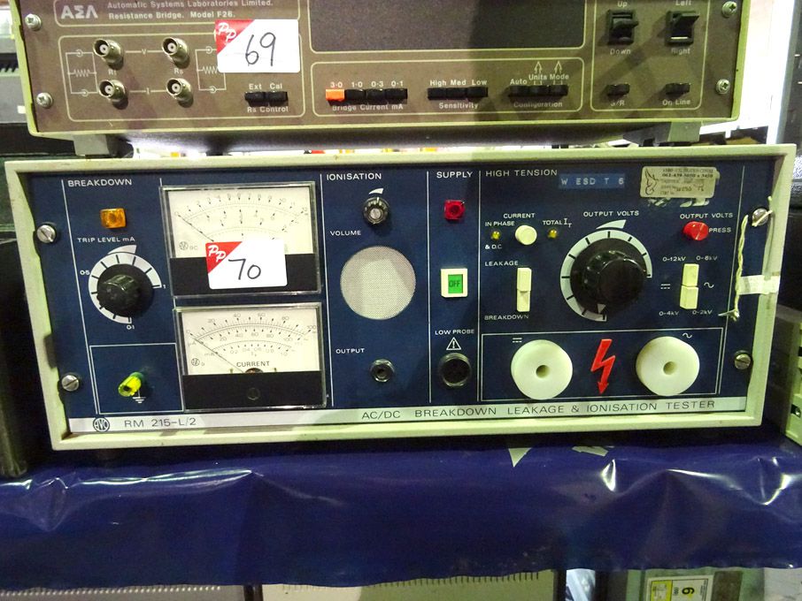AVO RM215-L/2 AC / DC breakdown, leakage & ionisat...