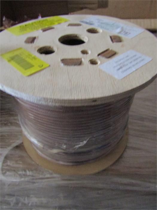100m RS brown coaxial cable, FEP sheath, RG142, 18...