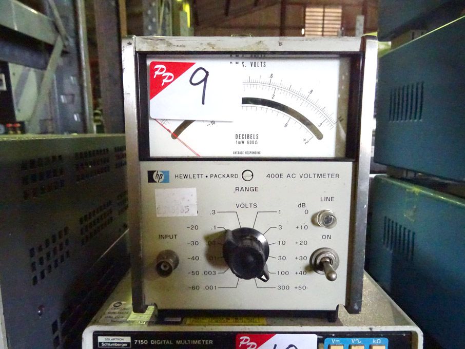 HP 400E AC voltmeter - Lot Located at: Aunby, Linc...
