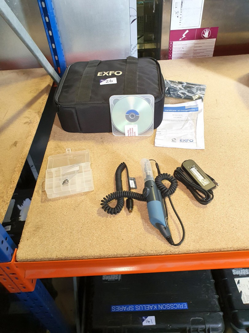 Expo FIP-400-P dual fibre microscope in carry case