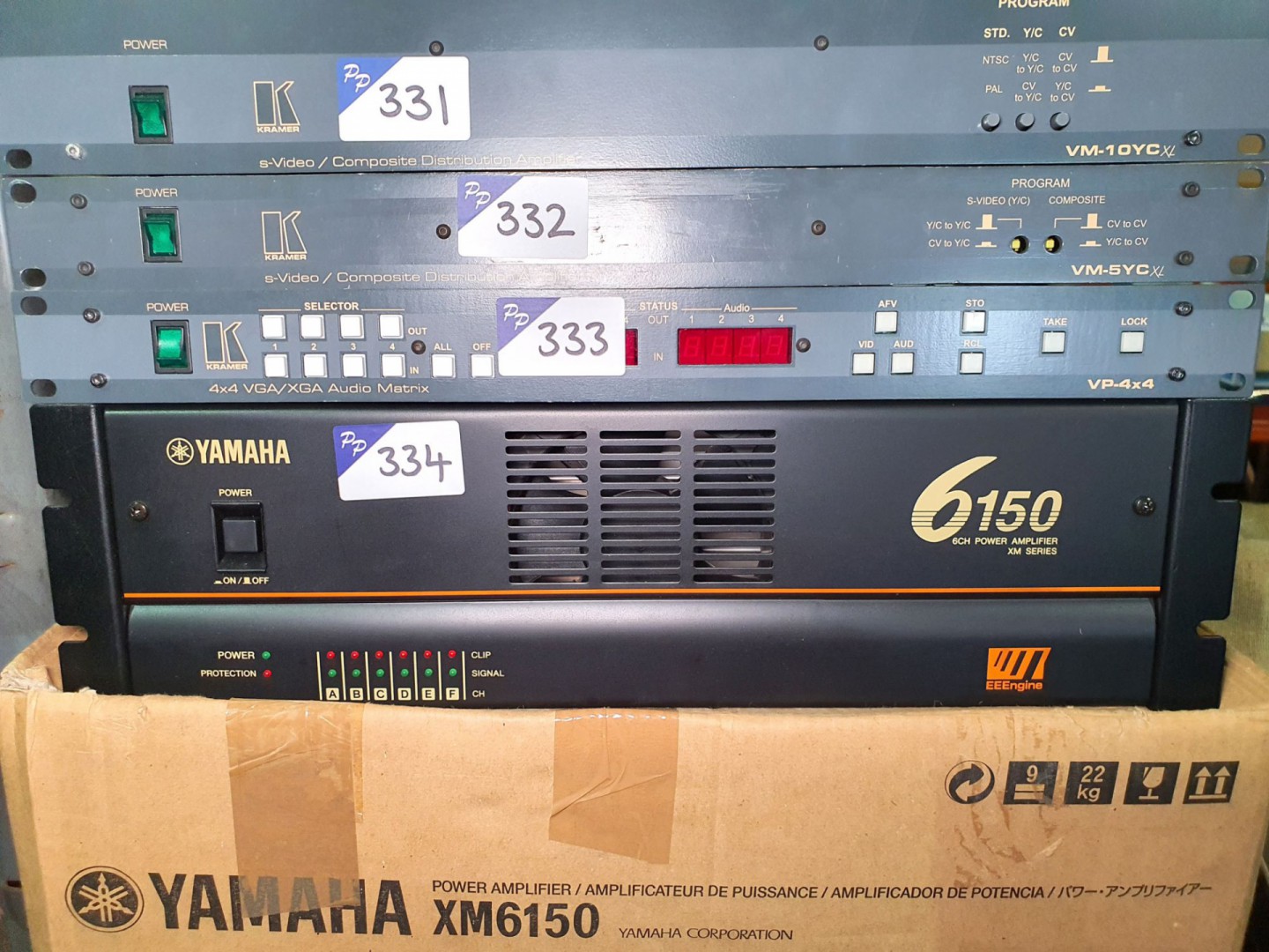 Yamaha XM6150 6-channel Power Amplifier