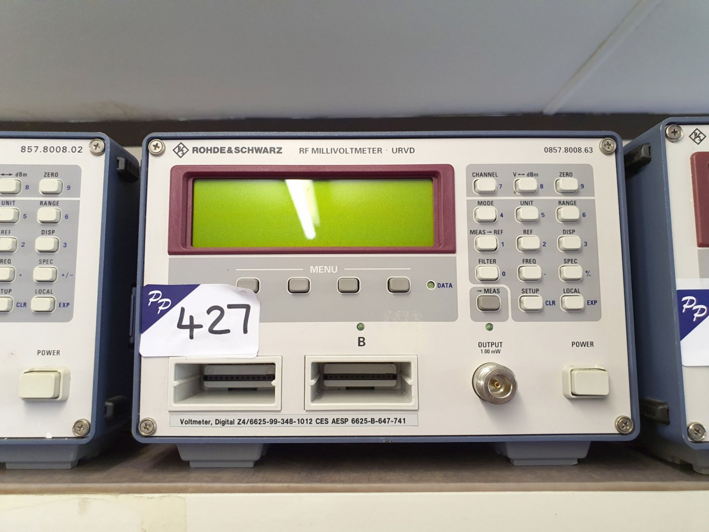 Rohde & Schwarz URVD RF millivolt meter (R789)