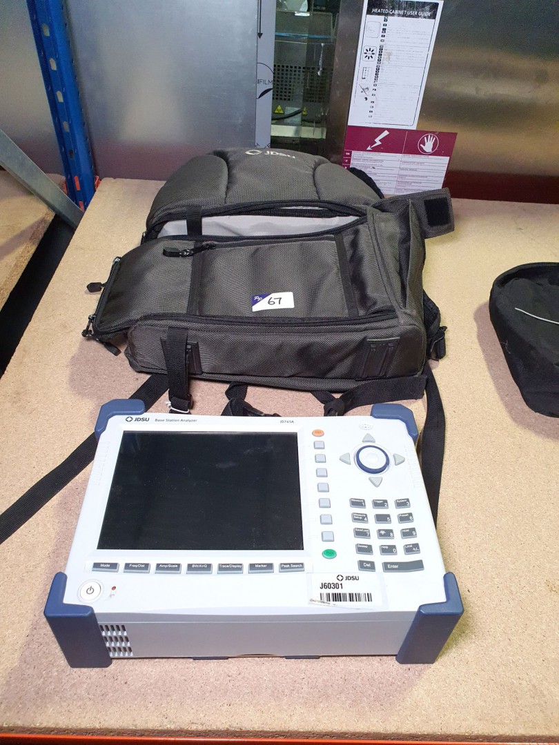 JDSU JD745A base station analyser in padded bag
