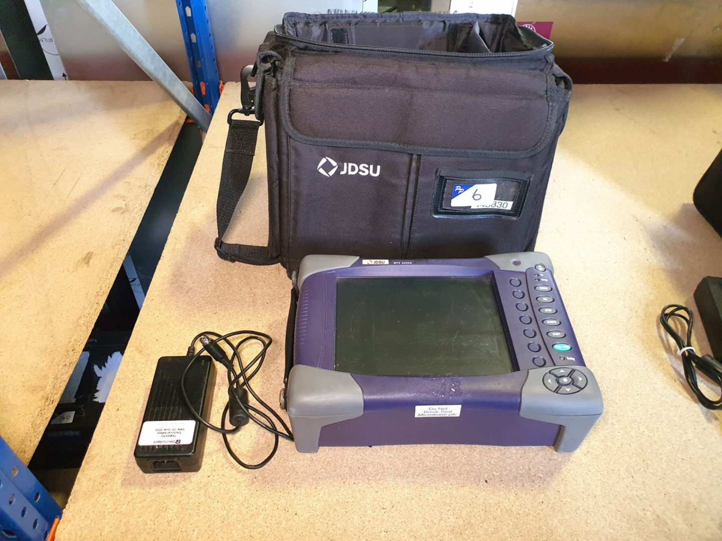 JDSU MTS-6000A handheld test set in carry case