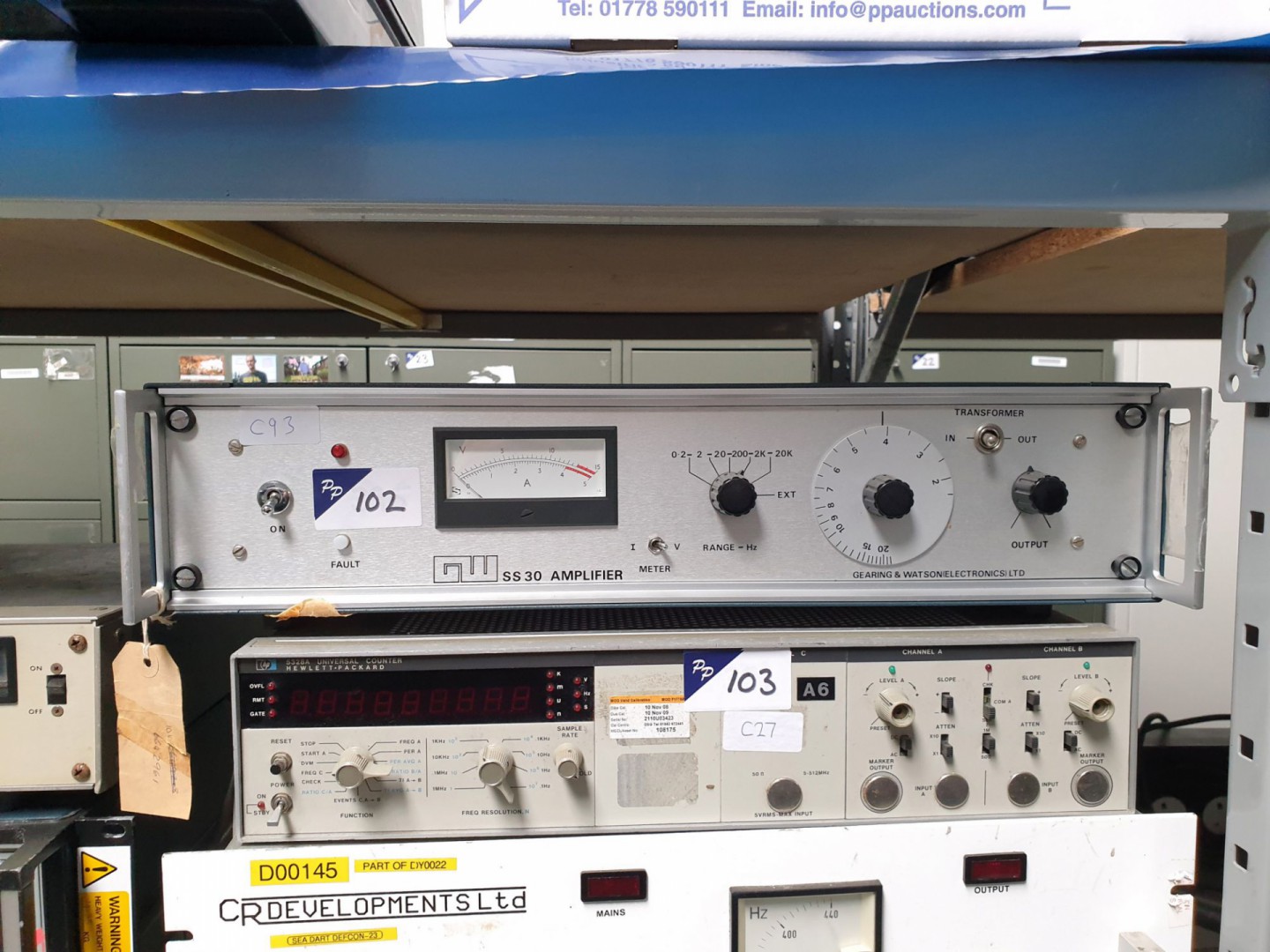 Gearing & Watson SS30 synco simulator/PWA source/a...