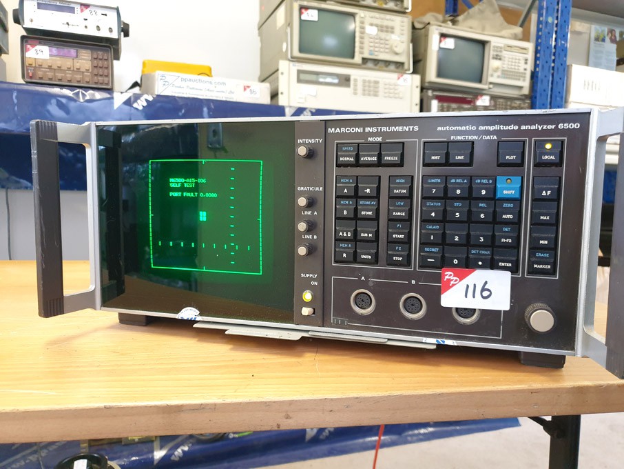 Marconi 6500 auto amplitude analyser - lot located...