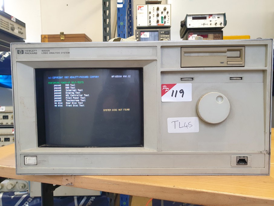 HP16500A logic analysis system with 16510A timing...