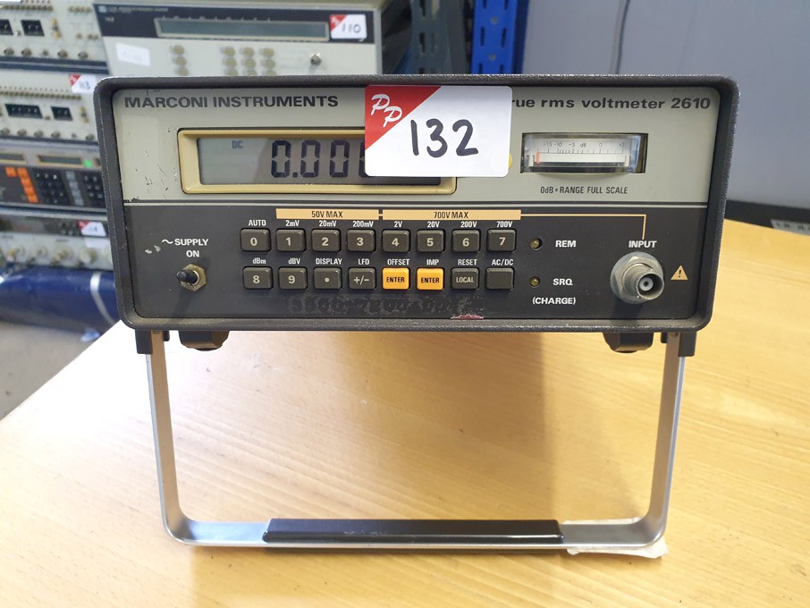 Marconi 2610 true RMS voltmeter - lot located at:...