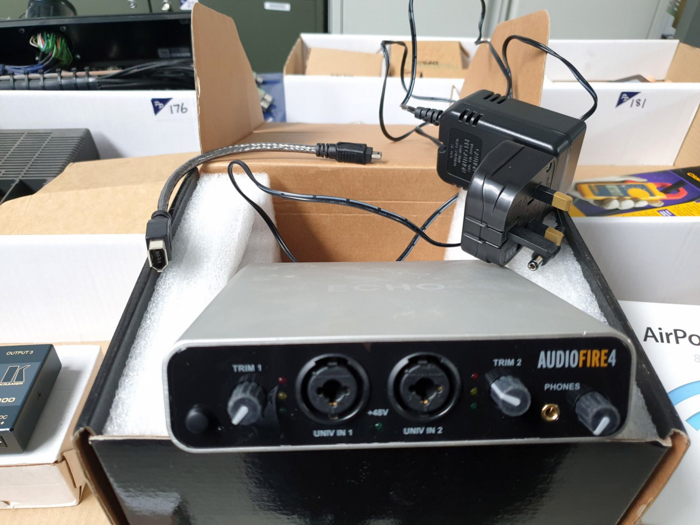 Echo Audiofire 4 24.96 fire wire audio recording u...