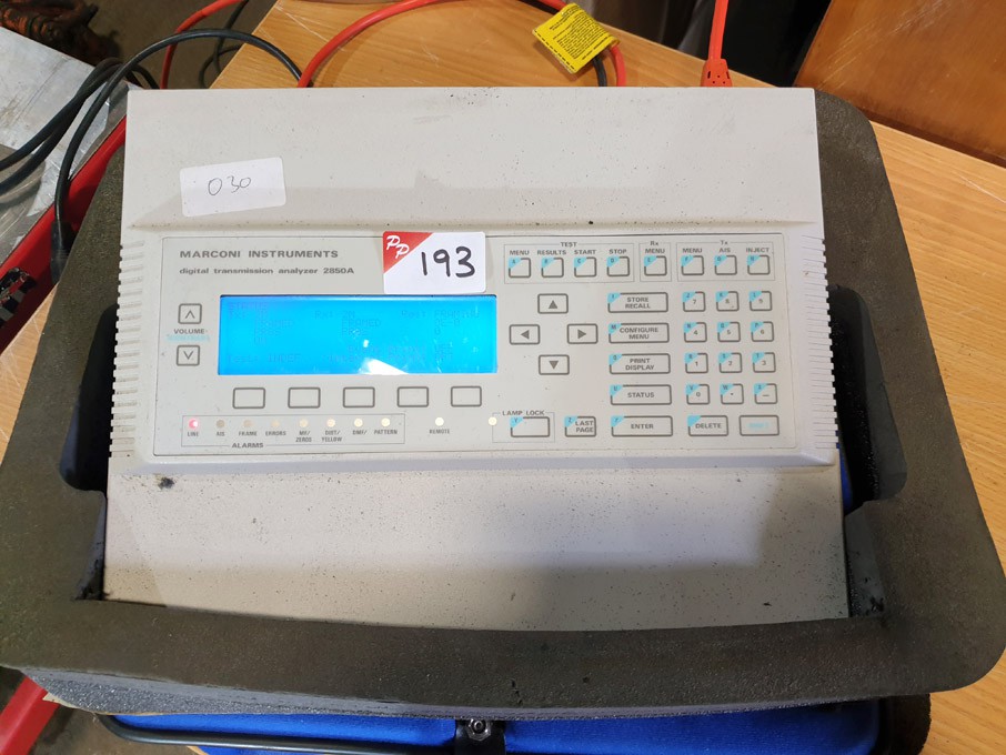 Marconi 2850A digital transmission analyser, opt 1...