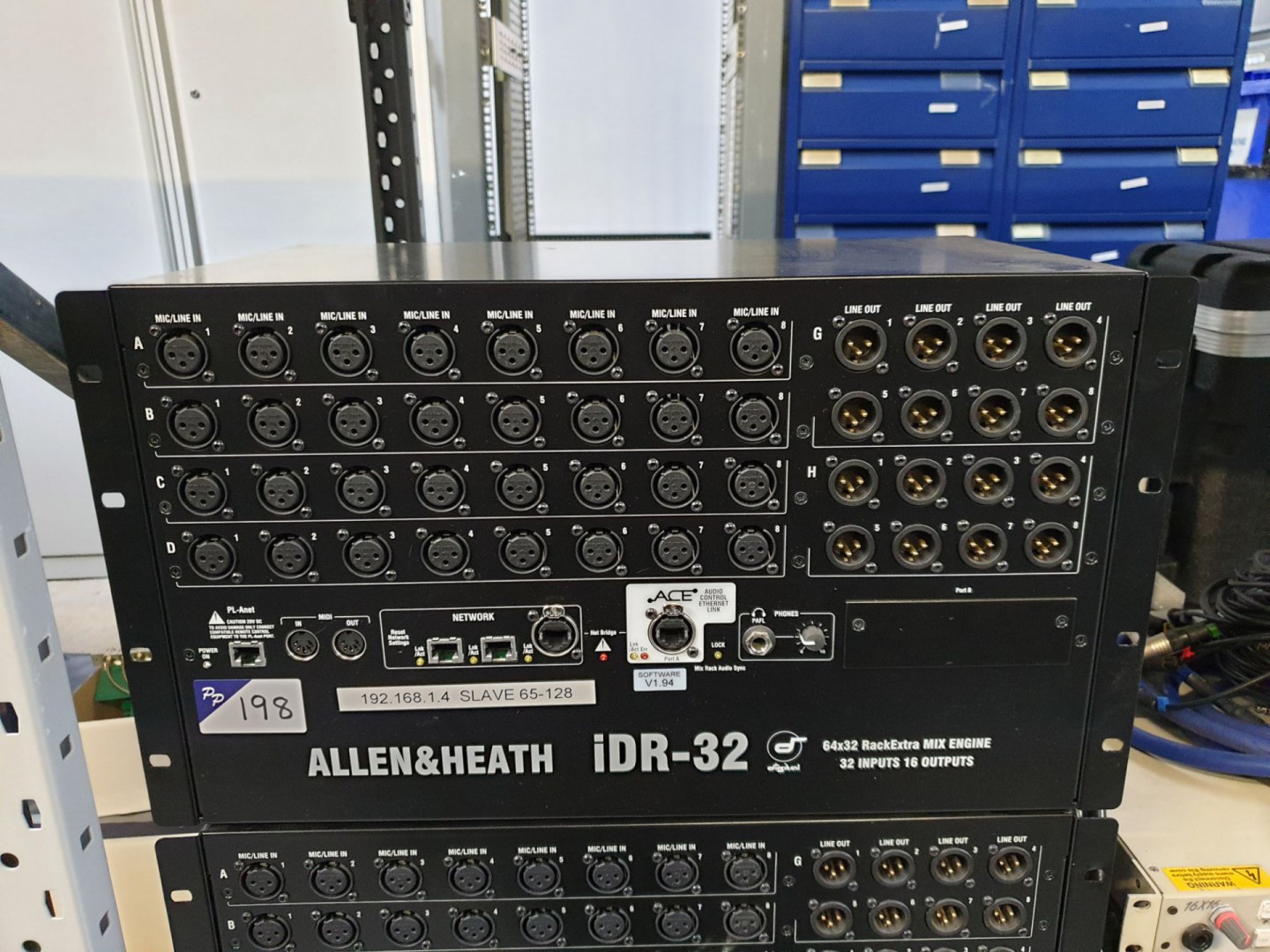 Allen & Heath iDR-32 rack extra mix engine, 32 inp...