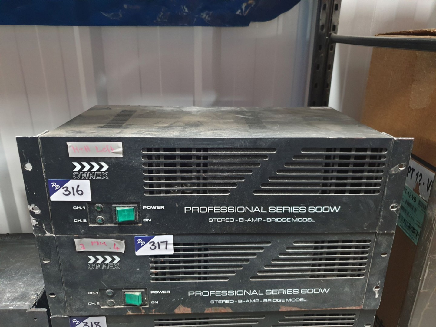 Omnex Professional Series 600W bridge model stereo...