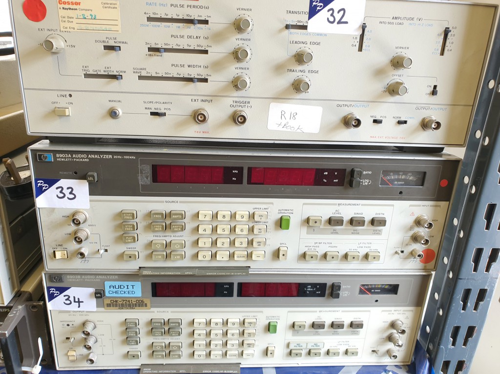 HP 8903A audio analyser