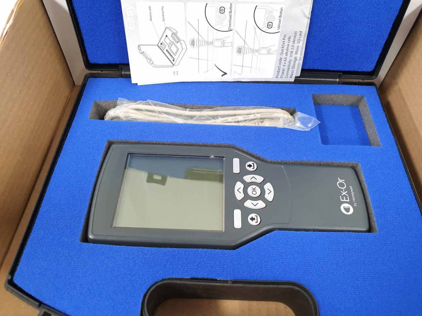Ex-Or Quickset programming tool in carry case
