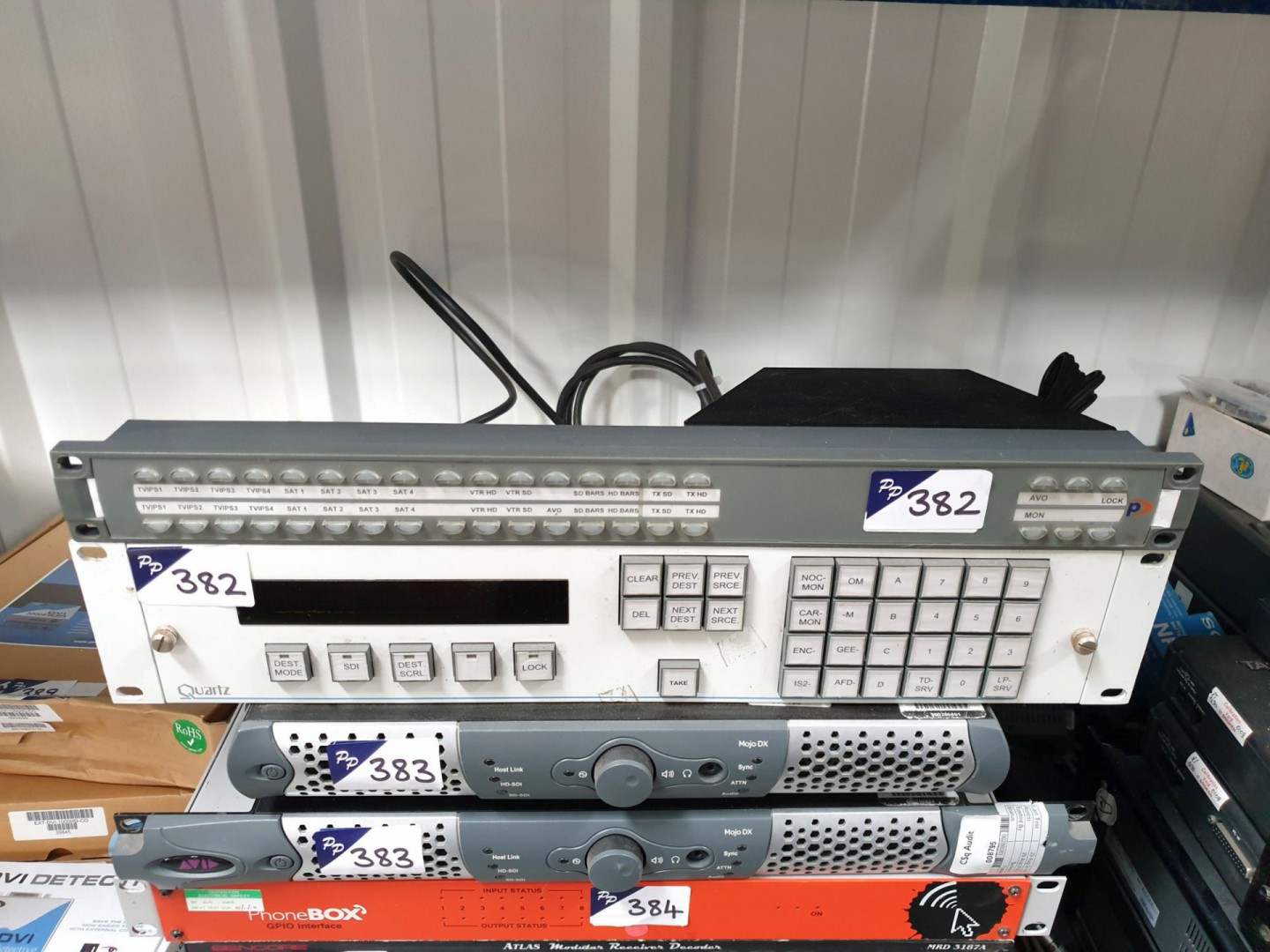 Pro-Bel rack type controller & Quartz CP-3200A rou...