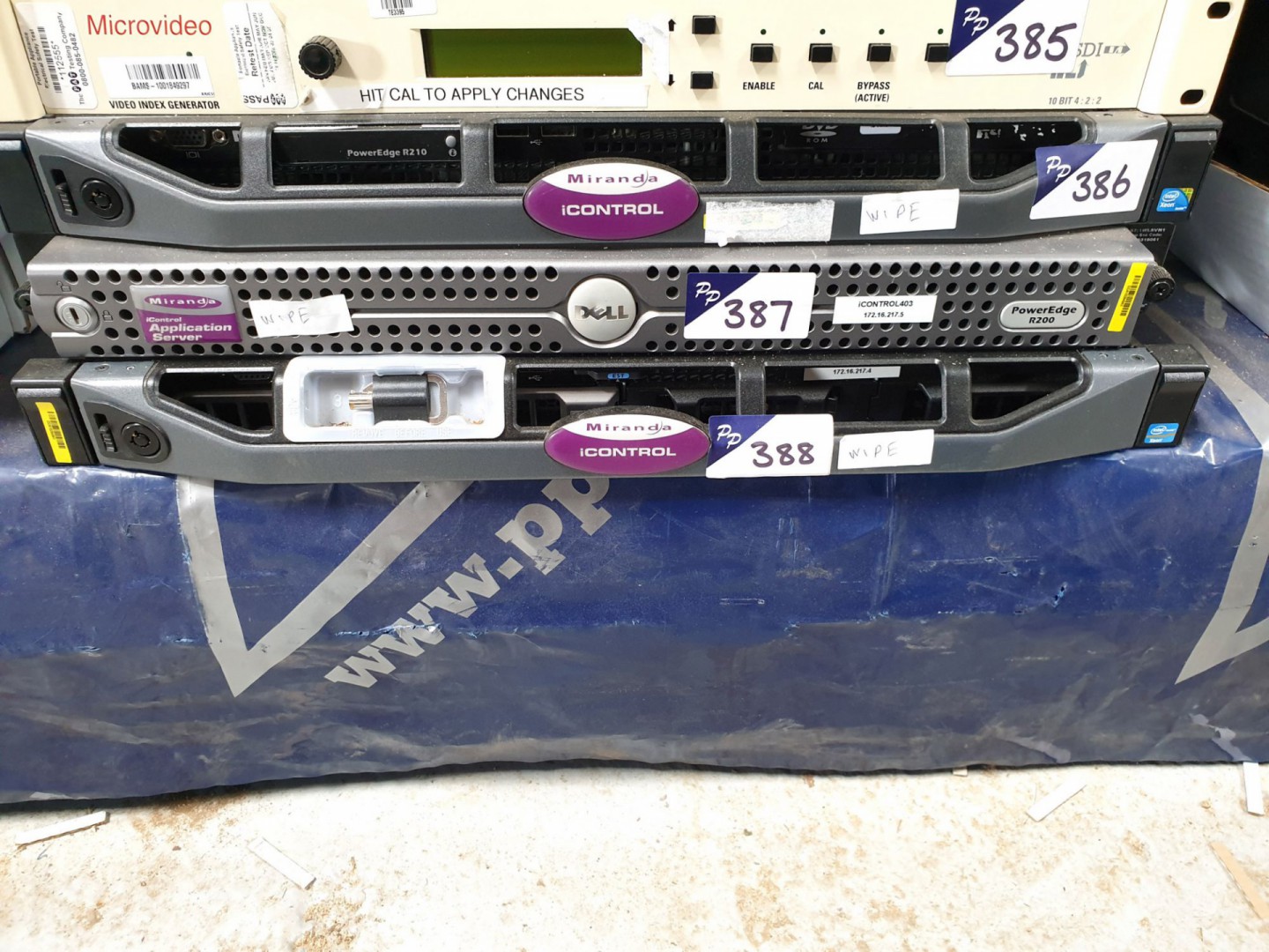 Miranda iControl rack type server