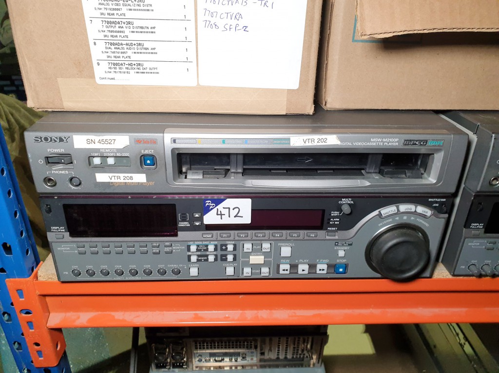 Sony MSW-M2100P digital video cassette player