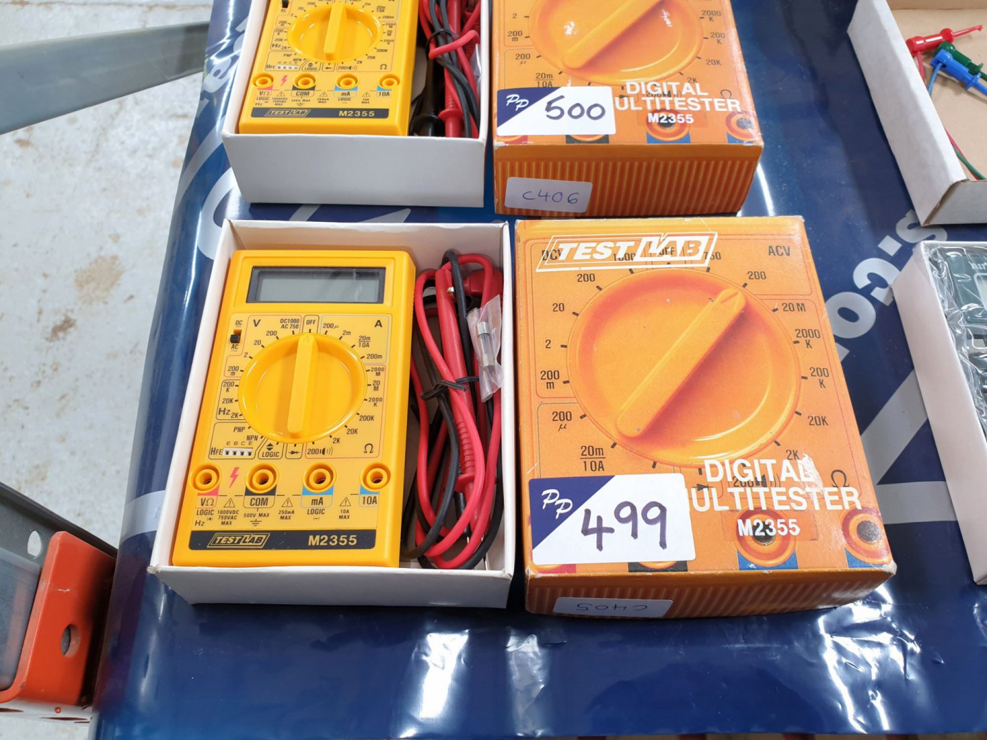 Test Lab M2355 digital multimeter with leads (boxe...