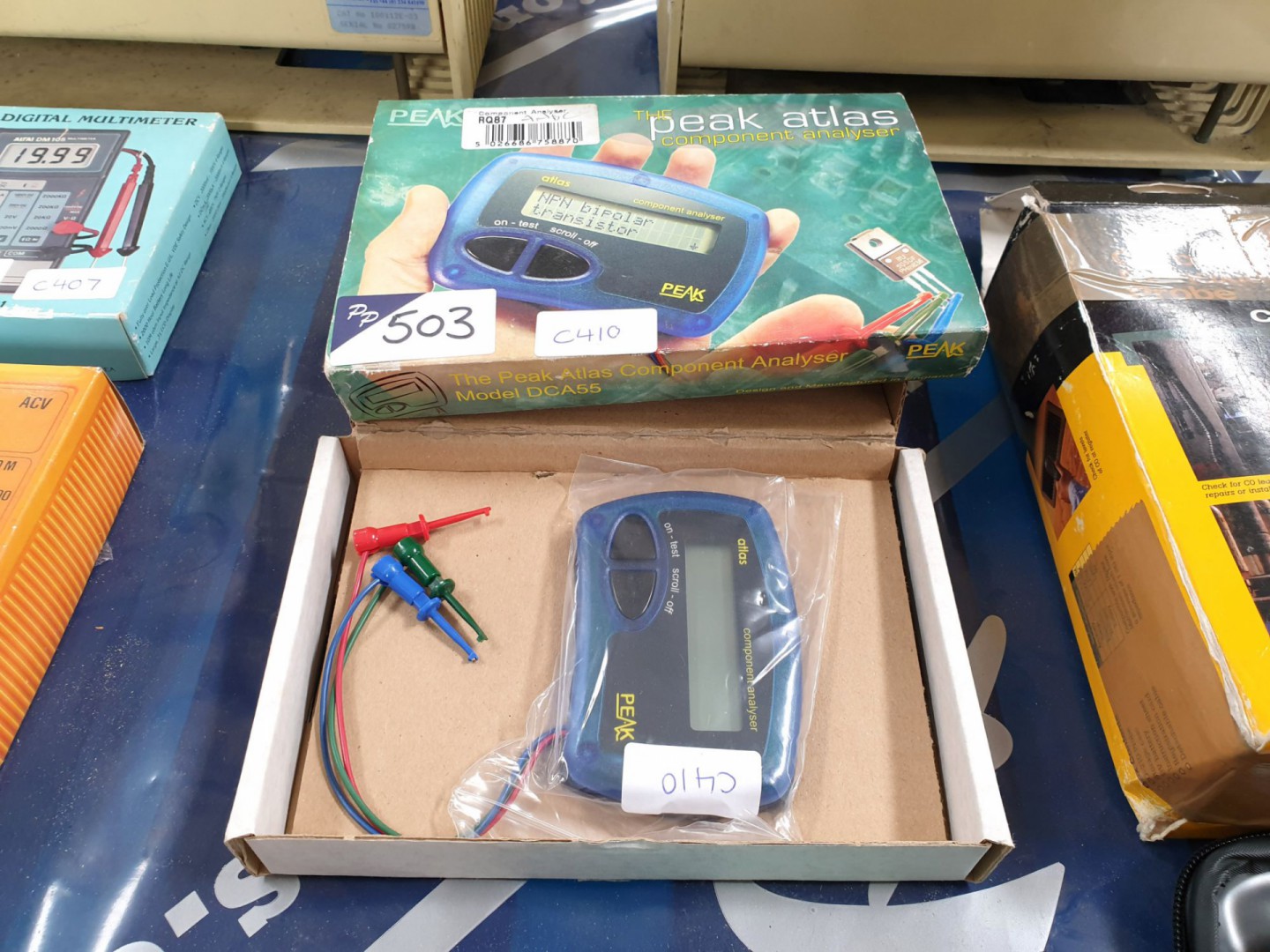 Atlas Peak component analyser with manual (boxed &...