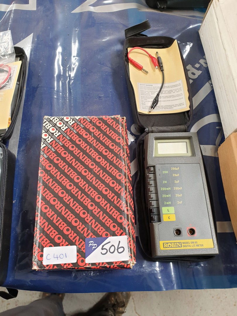 Robin OM65 digital L/C meter with manual (boxed &...
