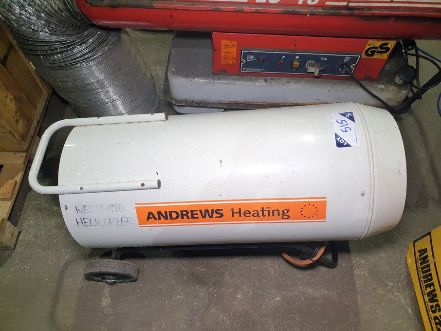 Andrews G100DV portable gas heater, 240v (2001) -...