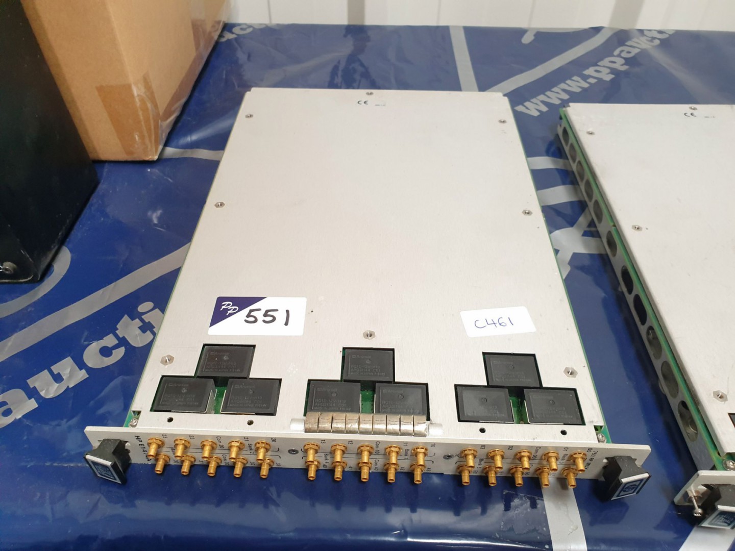 HP E1474A VXI card, RF multiplexer (C461)