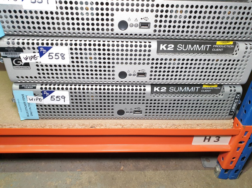 Grass Valley K2 summit production client server