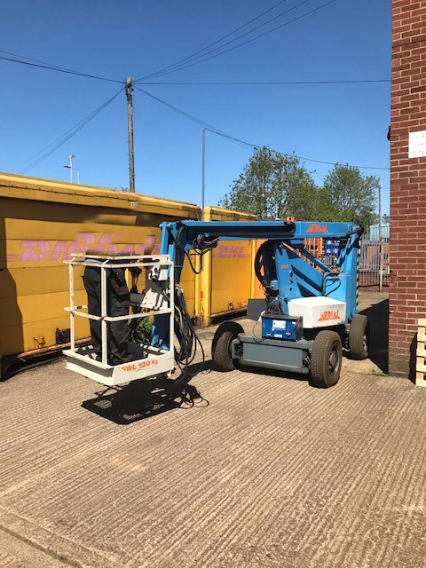 Aerial Access S13T mobile electric cherry picker,...