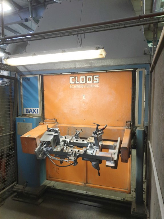 Cloos HWR-3DP-1200N-1250mm automatic welding stati...
