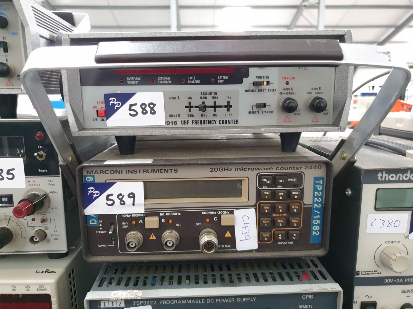 Marconi 2440 microwave frequency counter, 10Hz-20G...