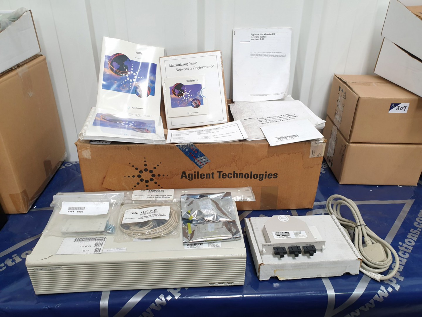 Agilent J5490A Lan probe with accessories & manual...