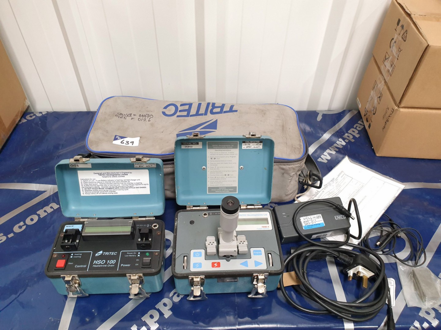 Tritec Fase 11 fusion splicer with HS0100 oven & P...