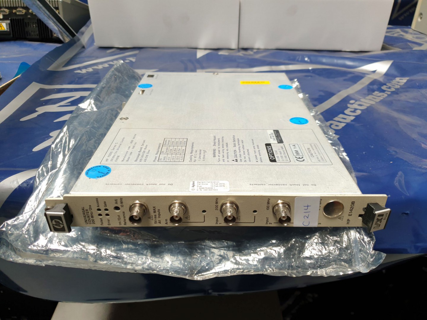 HP/Agilent VXI card E1420B universal counter, 200M...