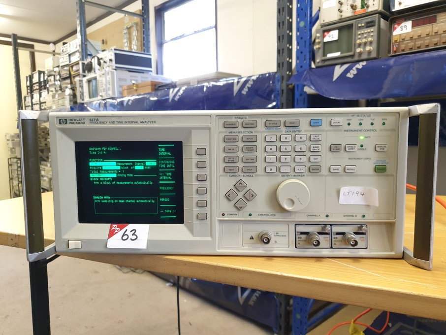 HP 5371A frequency & time interval analyser wi...
