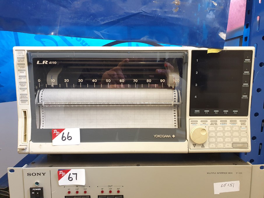 Yokogawa LR4110 chart recorder - lot located at: P...