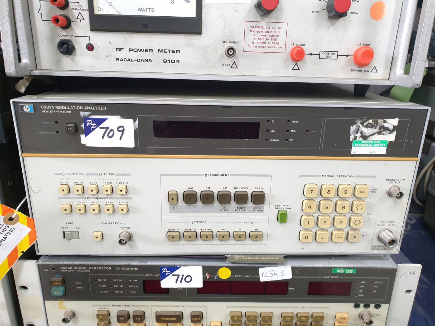 HP 8901A modulation analyser (R550)