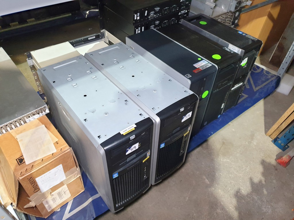 5x various HP workstations inc: XW8200, Z440, Z600...