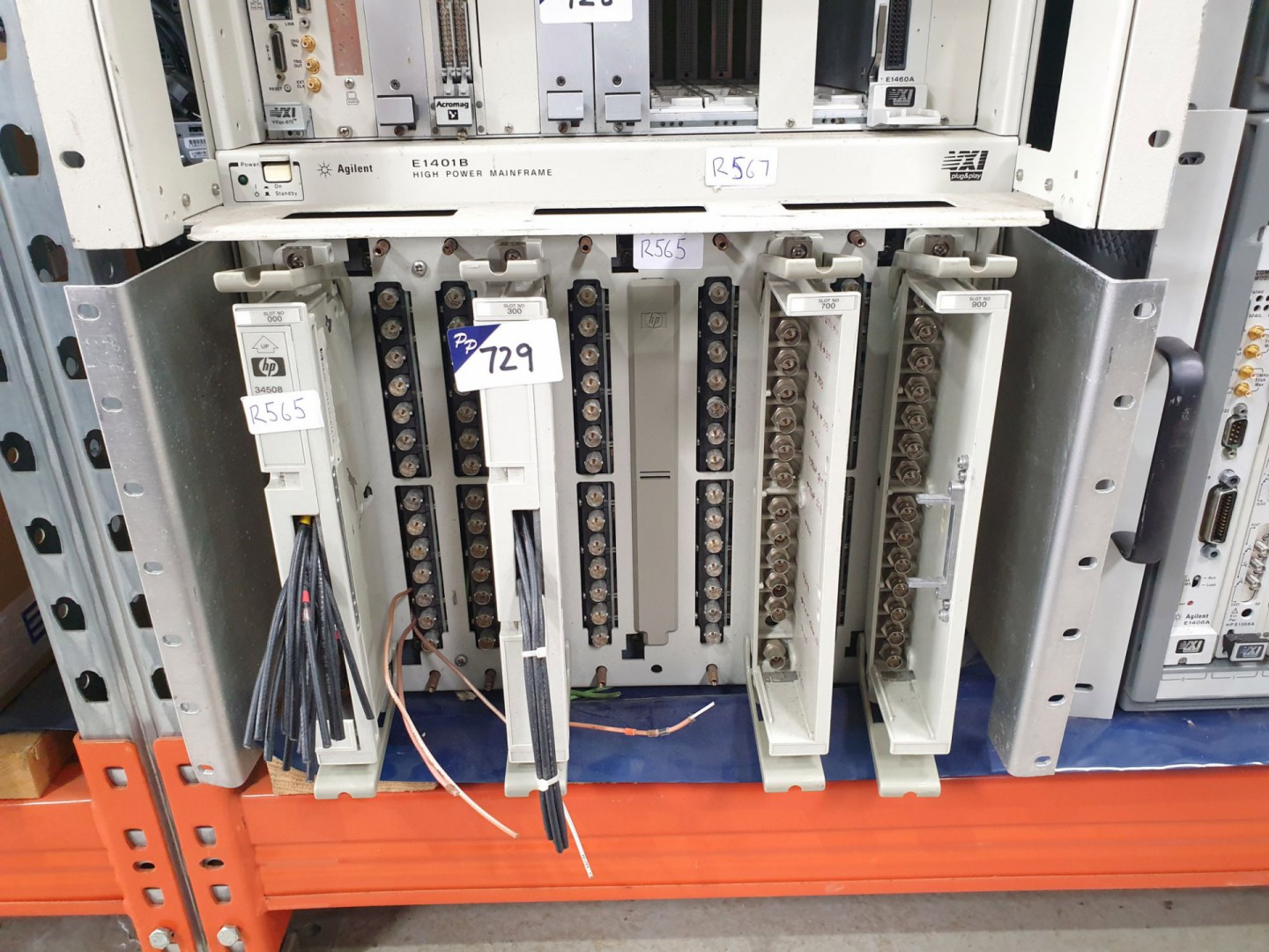 HP / Agilent 3235A switch unit with 34508 modules...