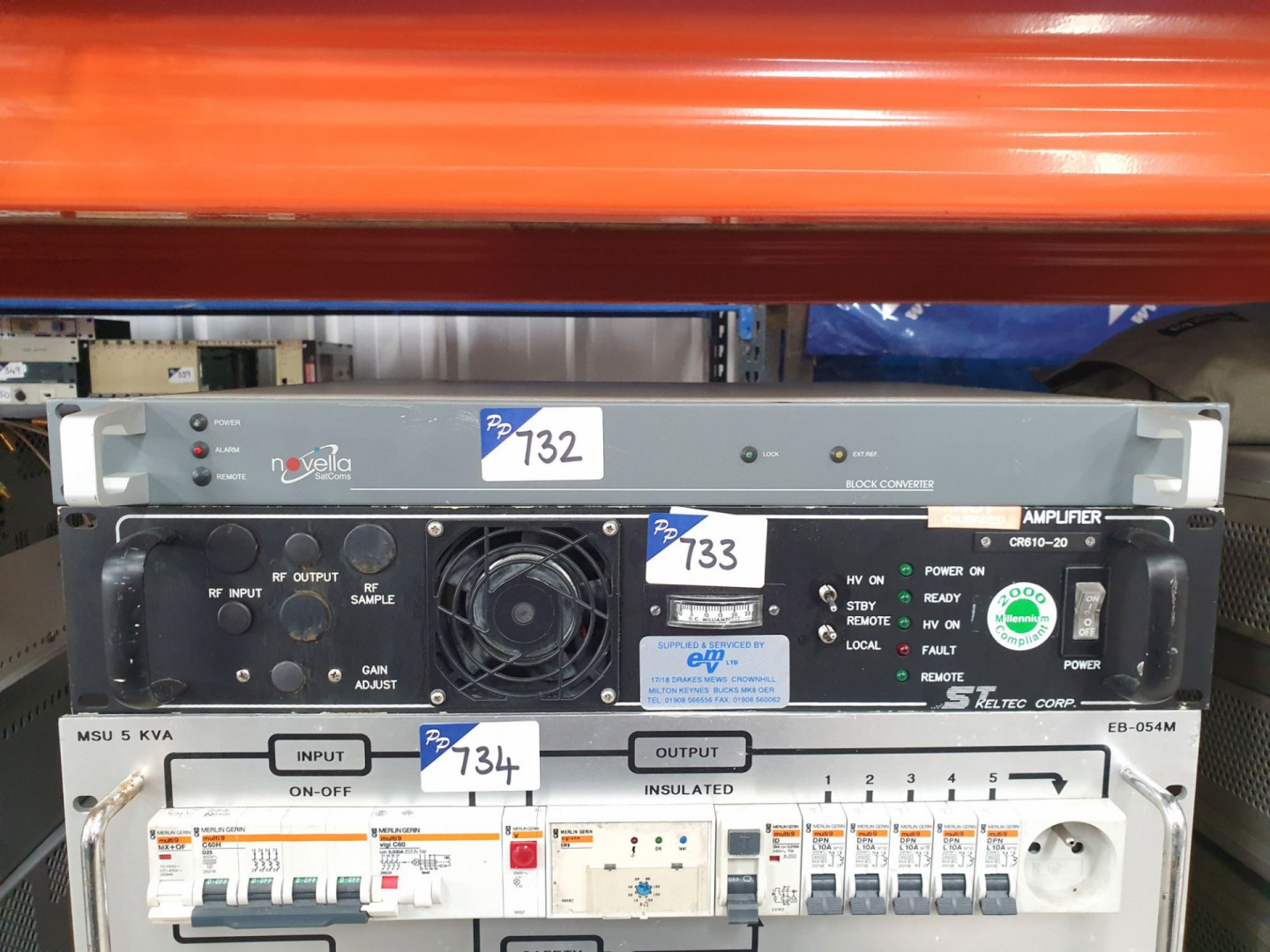 Novella Satcoms UDC block converter RF & optical i...